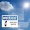 Signmission Hot Surface Sign, 5 in H x 7 in W, Vinyl Decal, Very Hot Water Sign With Symbol OS-2PACK-NS-D-57-L-18871 - alternate 4